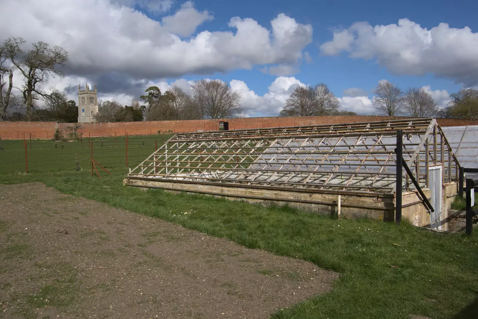 More derelict greenhouses, from A Return to Ickworth House, Horringer, Suffolk - 11th April 2021