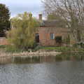 A private house by the lake, A Return to Ickworth House, Horringer, Suffolk - 11th April 2021