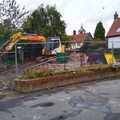 Eye Library is demolished, A Cameraphone Roundup, Brome and Eye, Suffolk - 12th April 2021