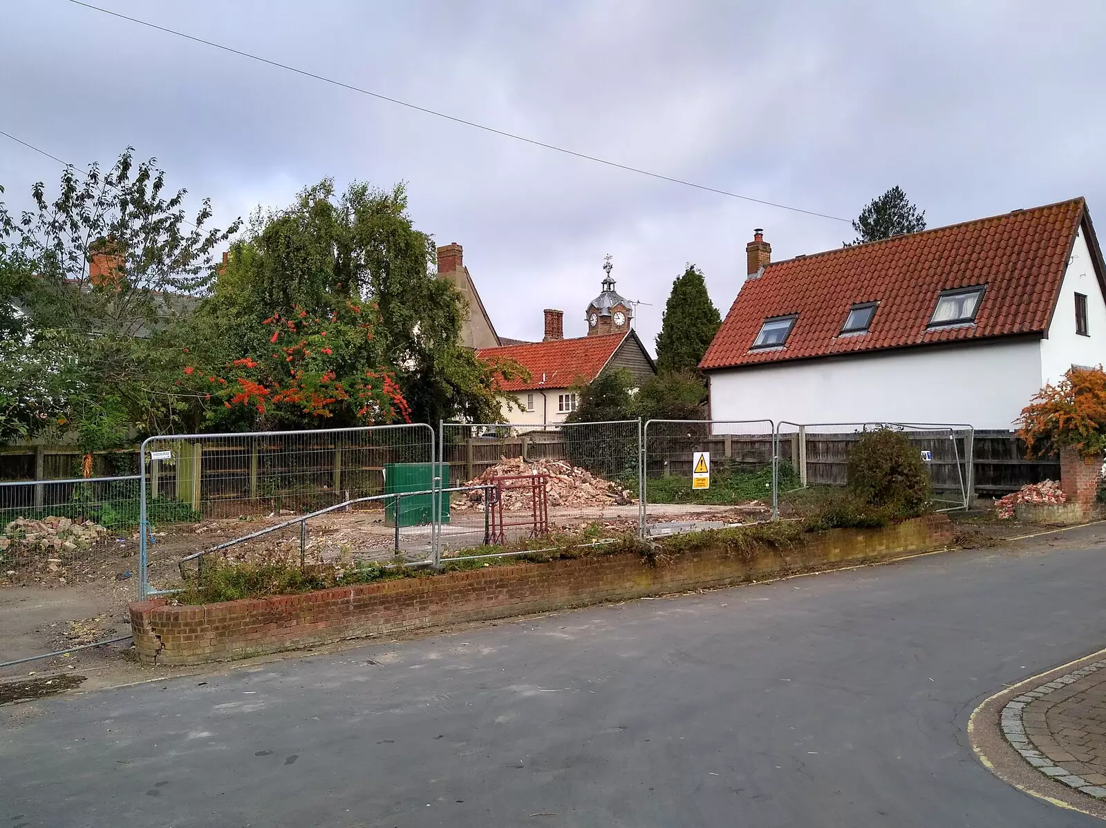 A few days later and there's not much left, from A Cameraphone Roundup, Brome and Eye, Suffolk - 12th April 2021