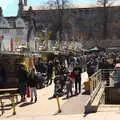 Norwich Market is busy, The Death of Debenhams, Rampant Horse Street, Norwich, Norfolk - 17th April 2021