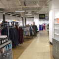 The menswear department empties out, The Death of Debenhams, Rampant Horse Street, Norwich, Norfolk - 17th April 2021