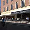 There's a bit more of a queue outside Debenhams, The Death of Debenhams, Rampant Horse Street, Norwich, Norfolk - 17th April 2021