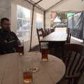 BSCC Beer Garden Hypothermia, Hoxne and Brome, Suffolk - 22nd April 2021, We move into the marquee, which is 0.5° warmer