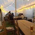 BSCC Beer Garden Hypothermia, Hoxne and Brome, Suffolk - 22nd April 2021, Lights around the marquee