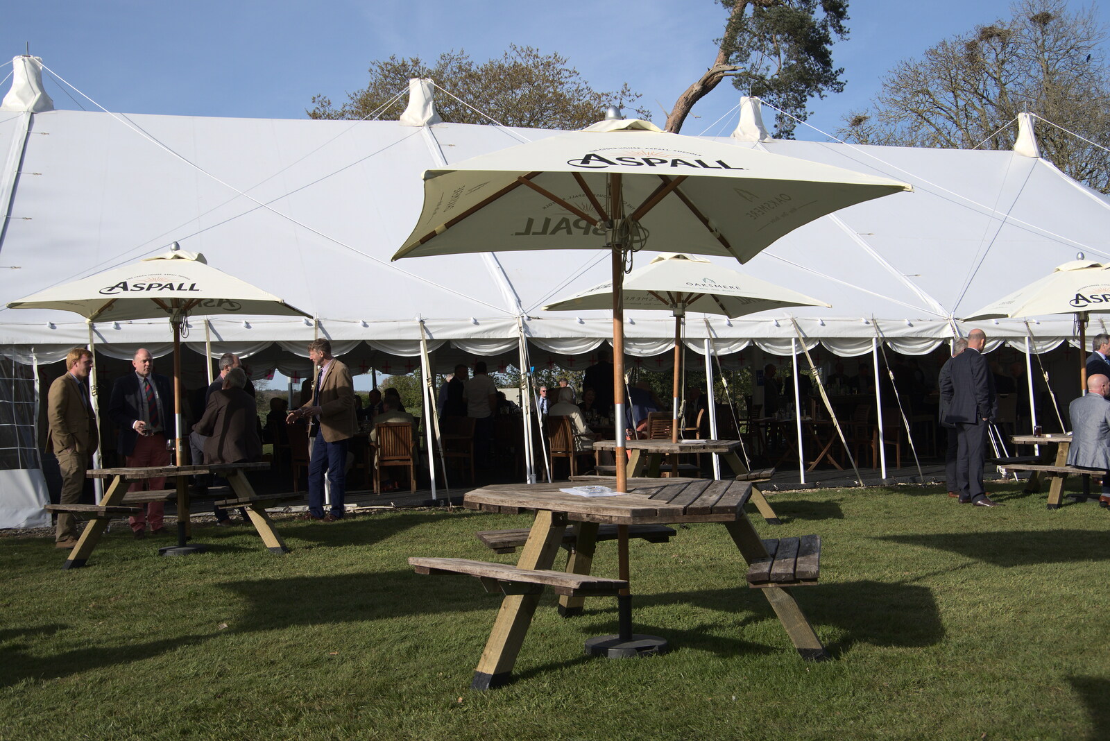 The Oaksmere's marquee from BSCC Beer Garden Hypothermia, Hoxne and Brome, Suffolk - 22nd April 2021