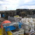 Massed lobster pots - old and new style, A Chilly Trip to the Beach, Southwold Harbour, Suffolk - 2nd May 2021