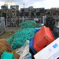 Piles of netting, A Chilly Trip to the Beach, Southwold Harbour, Suffolk - 2nd May 2021
