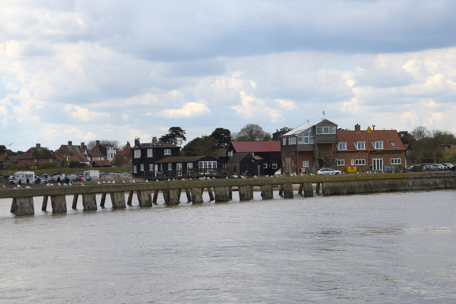 Looking over the Blyth to Walberswick from A Chilly Trip to the Beach, Southwold Harbour, Suffolk - 2nd May 2021