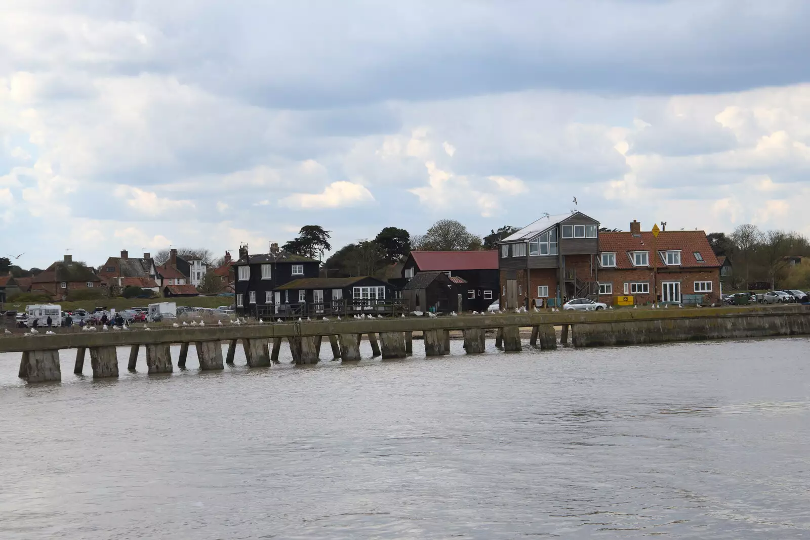 Looking over the Blyth to Walberswick, from A Chilly Trip to the Beach, Southwold Harbour, Suffolk - 2nd May 2021