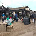 People mill around by the Sole Bay Fish Co., A Chilly Trip to the Beach, Southwold Harbour, Suffolk - 2nd May 2021
