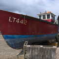 Lowestoft fishing boat LT422, A Chilly Trip to the Beach, Southwold Harbour, Suffolk - 2nd May 2021