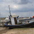 A derelict fishing boat, A Chilly Trip to the Beach, Southwold Harbour, Suffolk - 2nd May 2021