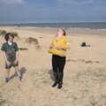Soph the Roph finds it hilarious, A Chilly Trip to the Beach, Southwold Harbour, Suffolk - 2nd May 2021