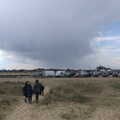 Rainclouds gather on the horizon, A Chilly Trip to the Beach, Southwold Harbour, Suffolk - 2nd May 2021