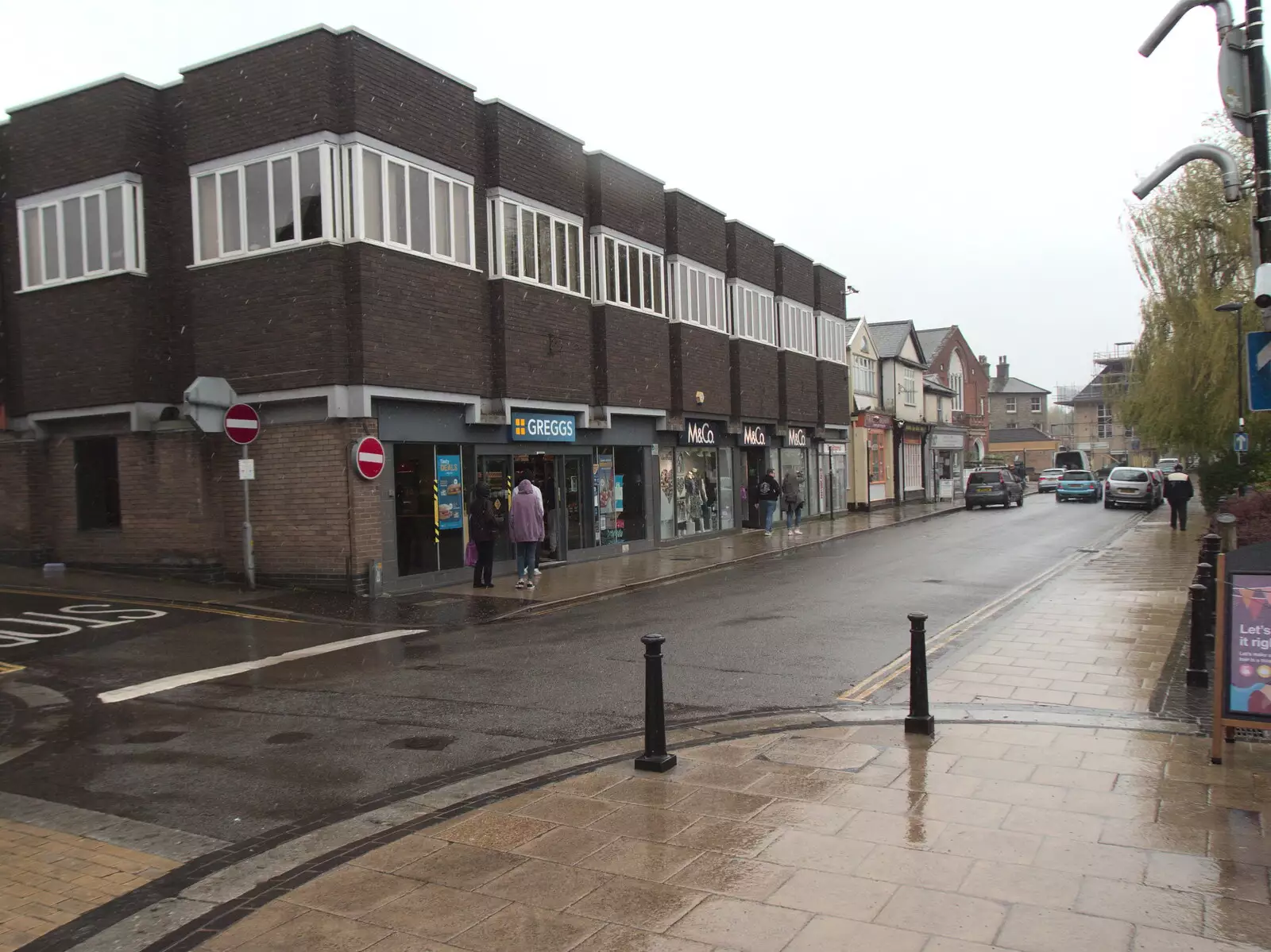 The former Eastern Electricity building, from A Vaccination Afternoon, Swaffham, Norfolk - 9th May 2021