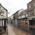 The bottom of Mere Street in the rain, A Vaccination Afternoon, Swaffham, Norfolk - 9th May 2021