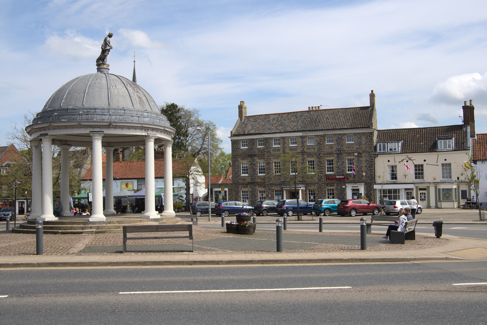 The Buttercross on the market place from A Vaccination Afternoon, Swaffham, Norfolk - 9th May 2021