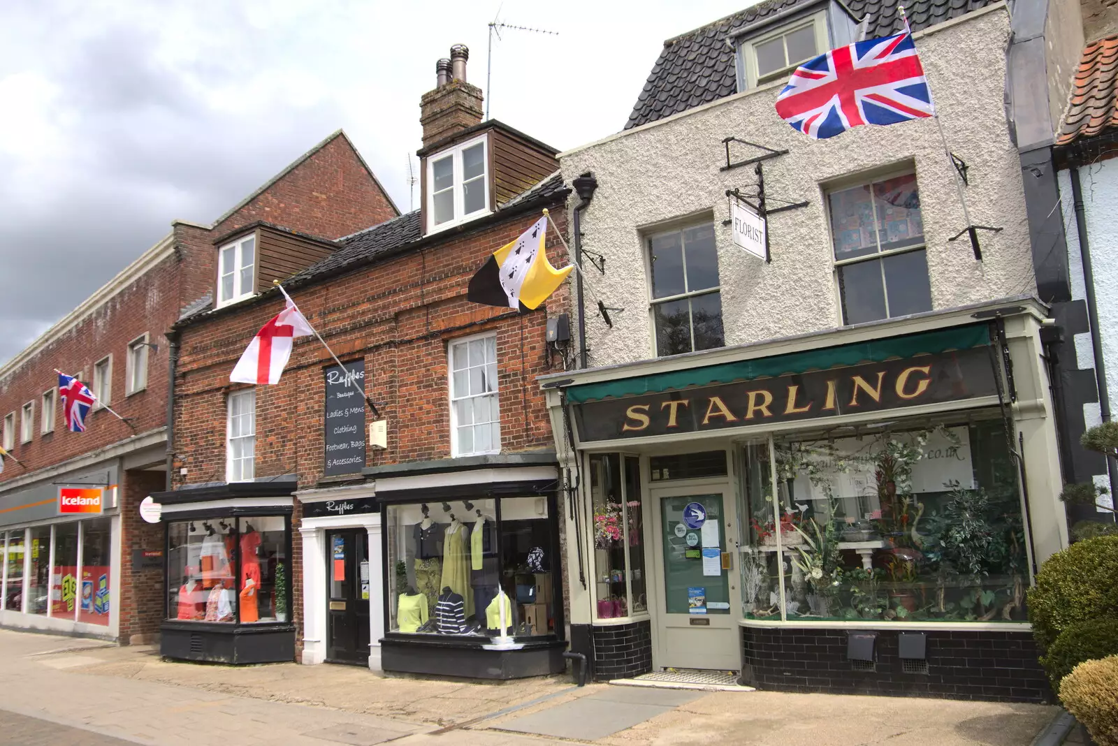 The classic old-school Starling florists, from A Vaccination Afternoon, Swaffham, Norfolk - 9th May 2021