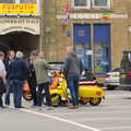 There's some sort of moped gathering, A Vaccination Afternoon, Swaffham, Norfolk - 9th May 2021