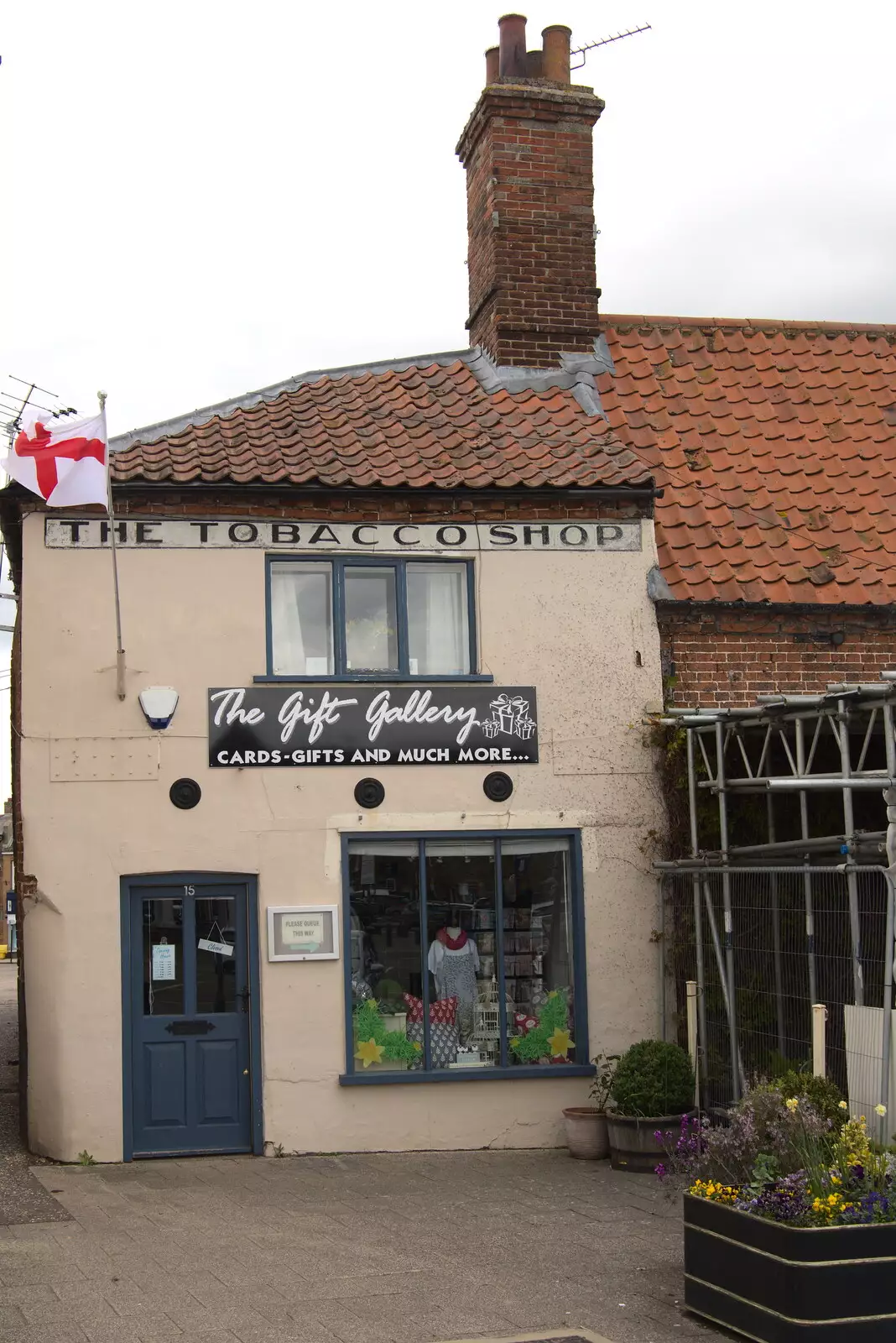 An old tobacco shop, from A Vaccination Afternoon, Swaffham, Norfolk - 9th May 2021