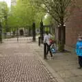 We head off to explore the churchyard, A Vaccination Afternoon, Swaffham, Norfolk - 9th May 2021