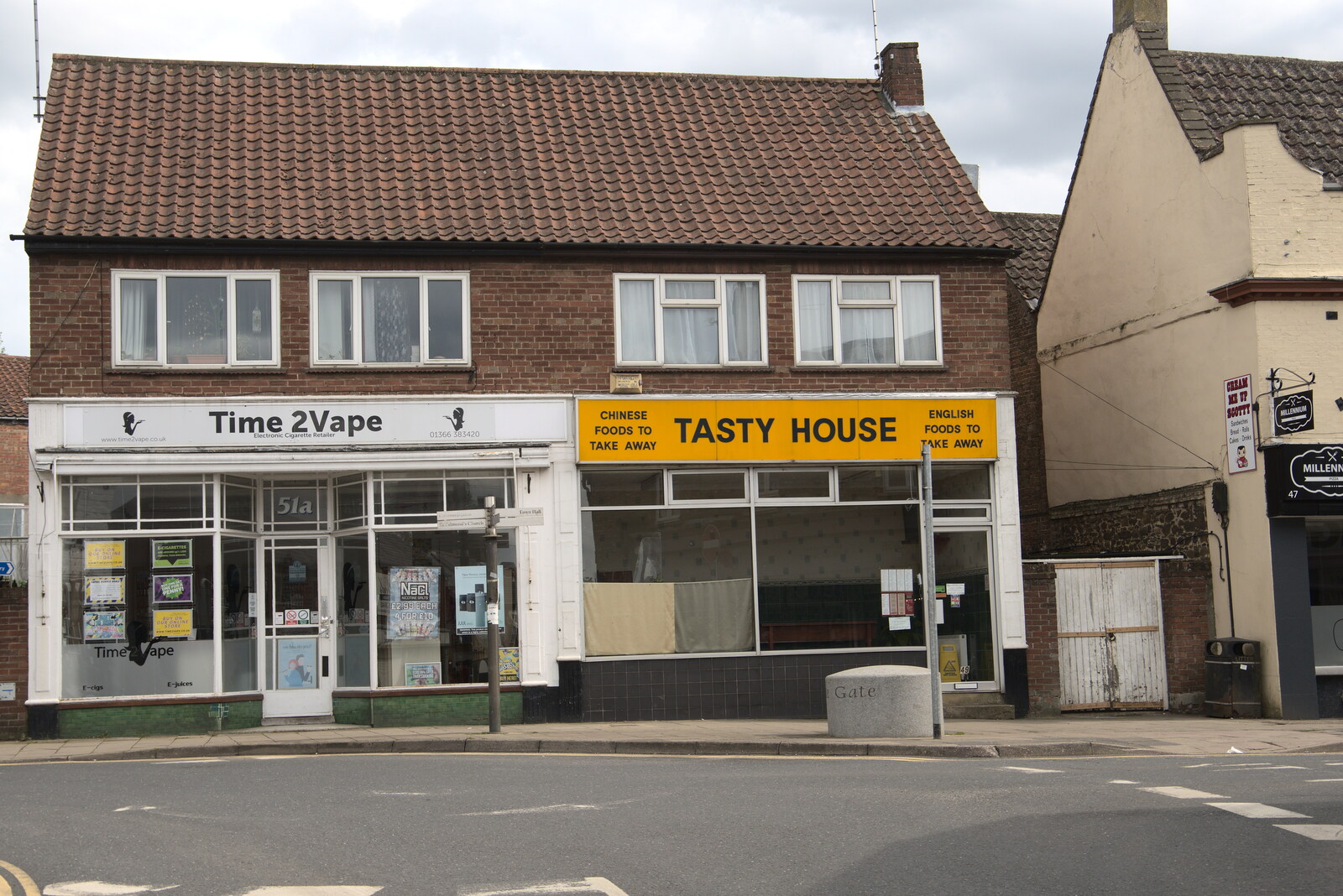 The anonymous 'Tasty House' in Downham Market from A Vaccination Afternoon, Swaffham, Norfolk - 9th May 2021