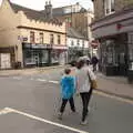 Harry and Isobel in Downham Market, A Vaccination Afternoon, Swaffham, Norfolk - 9th May 2021