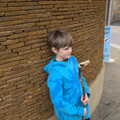 Harry leans on a wall, A Vaccination Afternoon, Swaffham, Norfolk - 9th May 2021