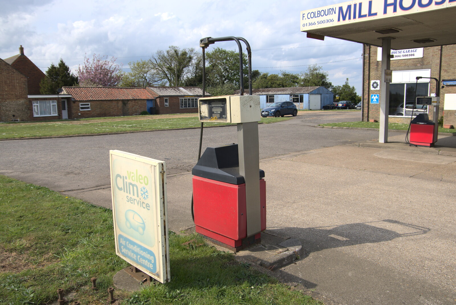 A derelict diesel pump from A Vaccination Afternoon, Swaffham, Norfolk - 9th May 2021