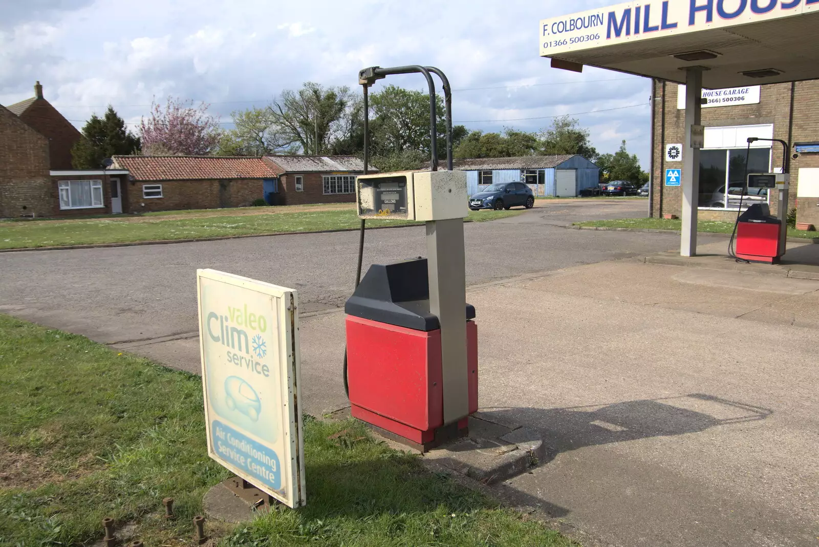 A derelict diesel pump, from A Vaccination Afternoon, Swaffham, Norfolk - 9th May 2021