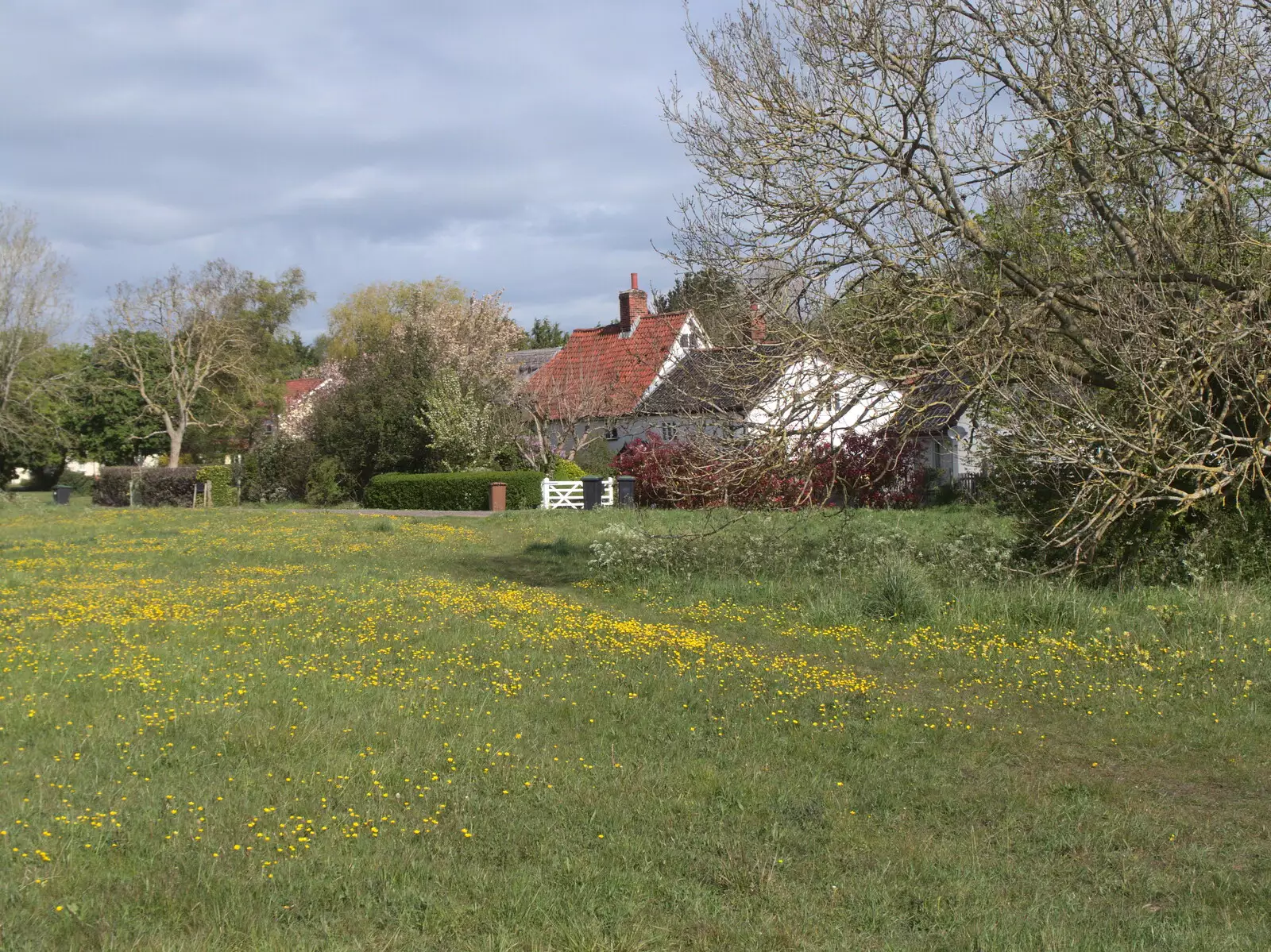 Mellis Common on the Thursday morning ride, from The BSCC at the King's Head, Brockdish, Norfolk - 13th May 2021