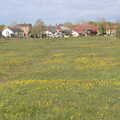 Mellis Common, looking towards the railway, The BSCC at the King's Head, Brockdish, Norfolk - 13th May 2021