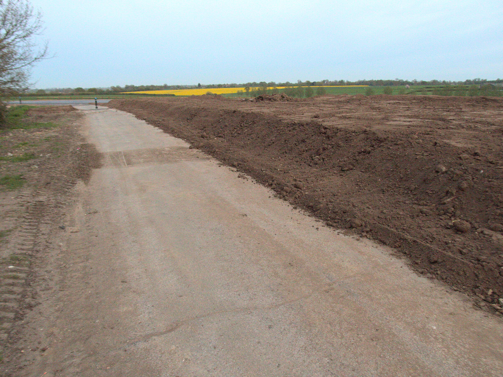 The old road becomes a new cycle path from The BSCC at the King's Head, Brockdish, Norfolk - 13th May 2021
