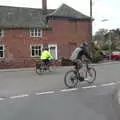 Turning into Brockdish's main street, The BSCC at the King's Head, Brockdish, Norfolk - 13th May 2021