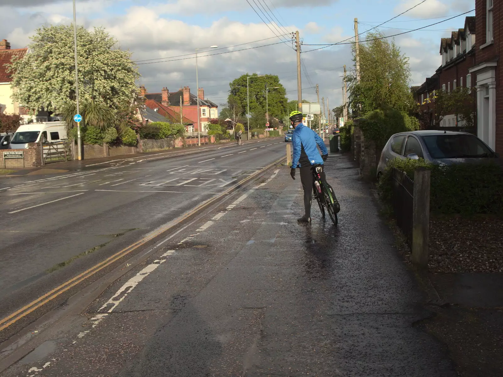 Gaz on Victoria Road in Diss, from The BSCC at the Ampersand Tap, Sawmills Road, Diss, Norfolk - 20th May 2021