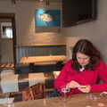 Isobel plays with some game tokens, Garden Centres, and Hamish Visits, Brome, Suffolk - 28th May 2021