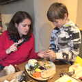 Isobel and Harry share a seafood platter, Garden Centres, and Hamish Visits, Brome, Suffolk - 28th May 2021