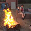 Harry gets the fire going, Garden Centres, and Hamish Visits, Brome, Suffolk - 28th May 2021