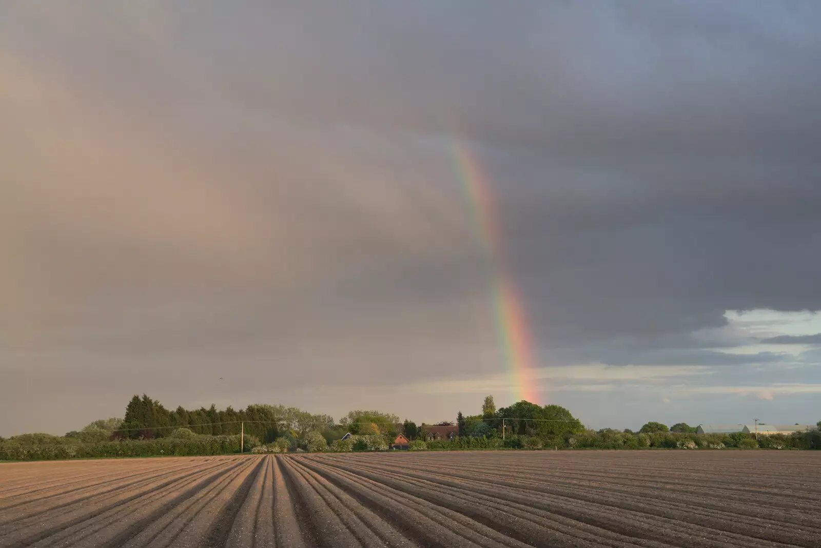 The remains of a rainbow, from A Day at the Beach with Sis, Southwold, Suffolk - 31st May 2021