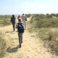 In the dunes, A Day at the Beach with Sis, Southwold, Suffolk - 31st May 2021