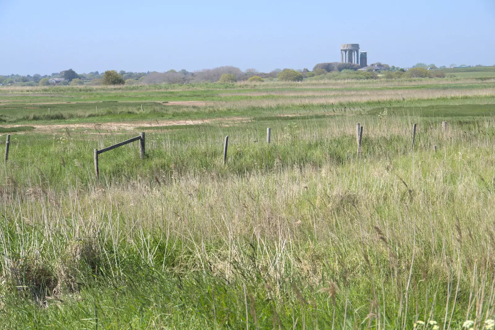 The Southwold Marshes, from A Day at the Beach with Sis, Southwold, Suffolk - 31st May 2021