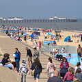 Southwold beach is packed, A Day at the Beach with Sis, Southwold, Suffolk - 31st May 2021