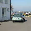 A nice green Aston-Martin drives past, A Day at the Beach with Sis, Southwold, Suffolk - 31st May 2021