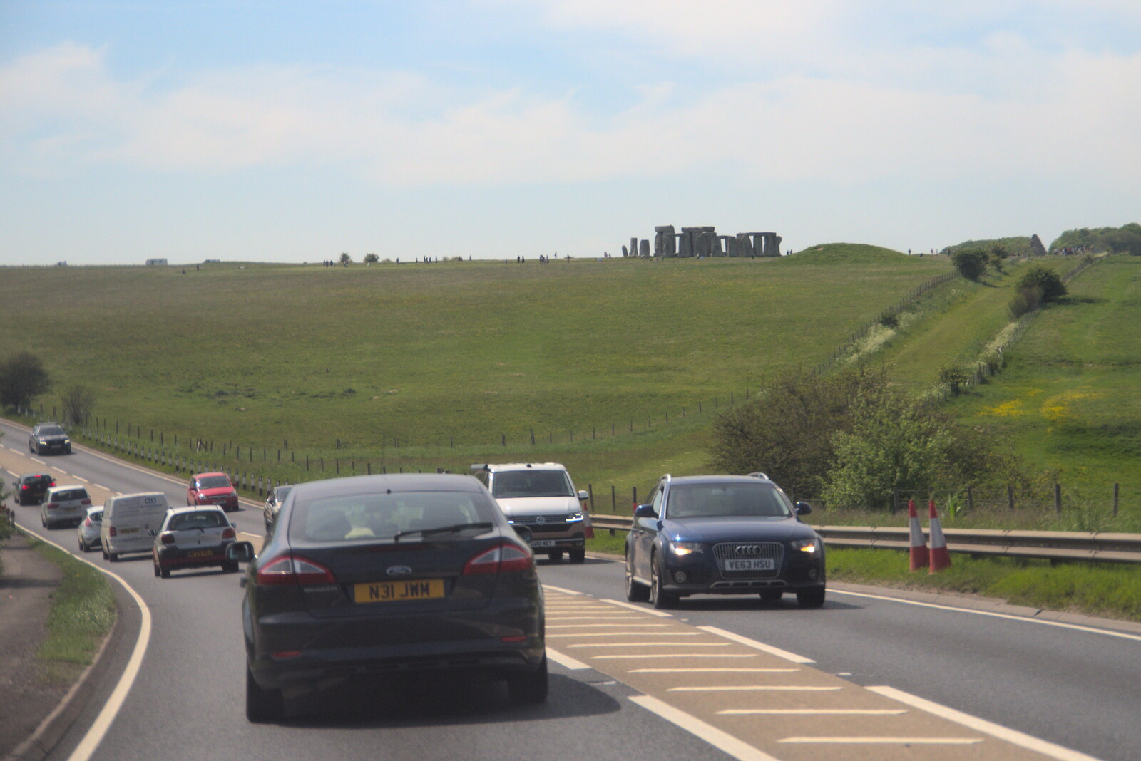 Stonehenge is diminished by the traffic  from A Trip to Grandma J's, Spreyton, Devon - 2nd June 2021