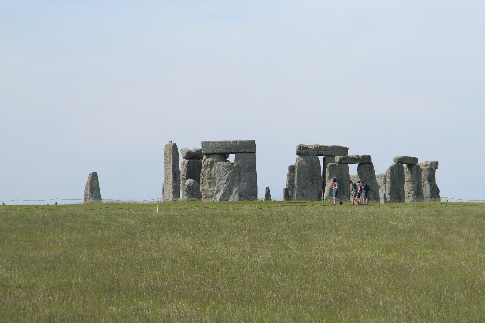 Visitors walk around Stonehenge from A Trip to Grandma J's, Spreyton, Devon - 2nd June 2021
