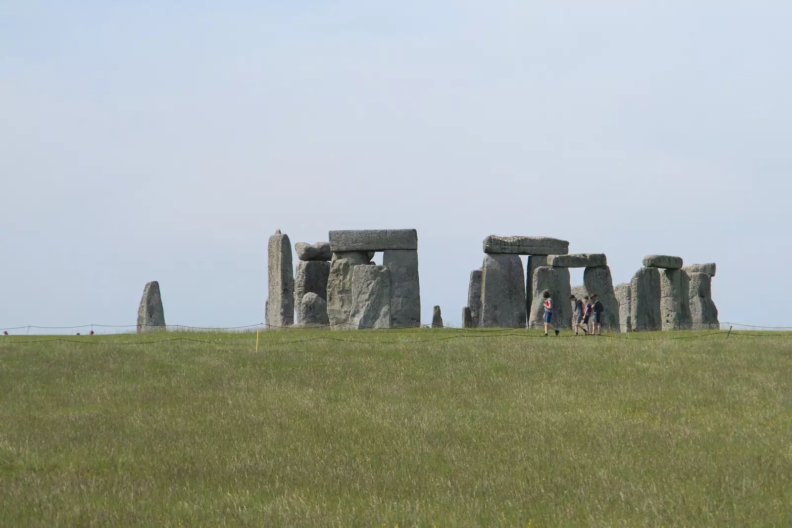 Visitors walk around Stonehenge, from A Trip to Grandma J's, Spreyton, Devon - 2nd June 2021