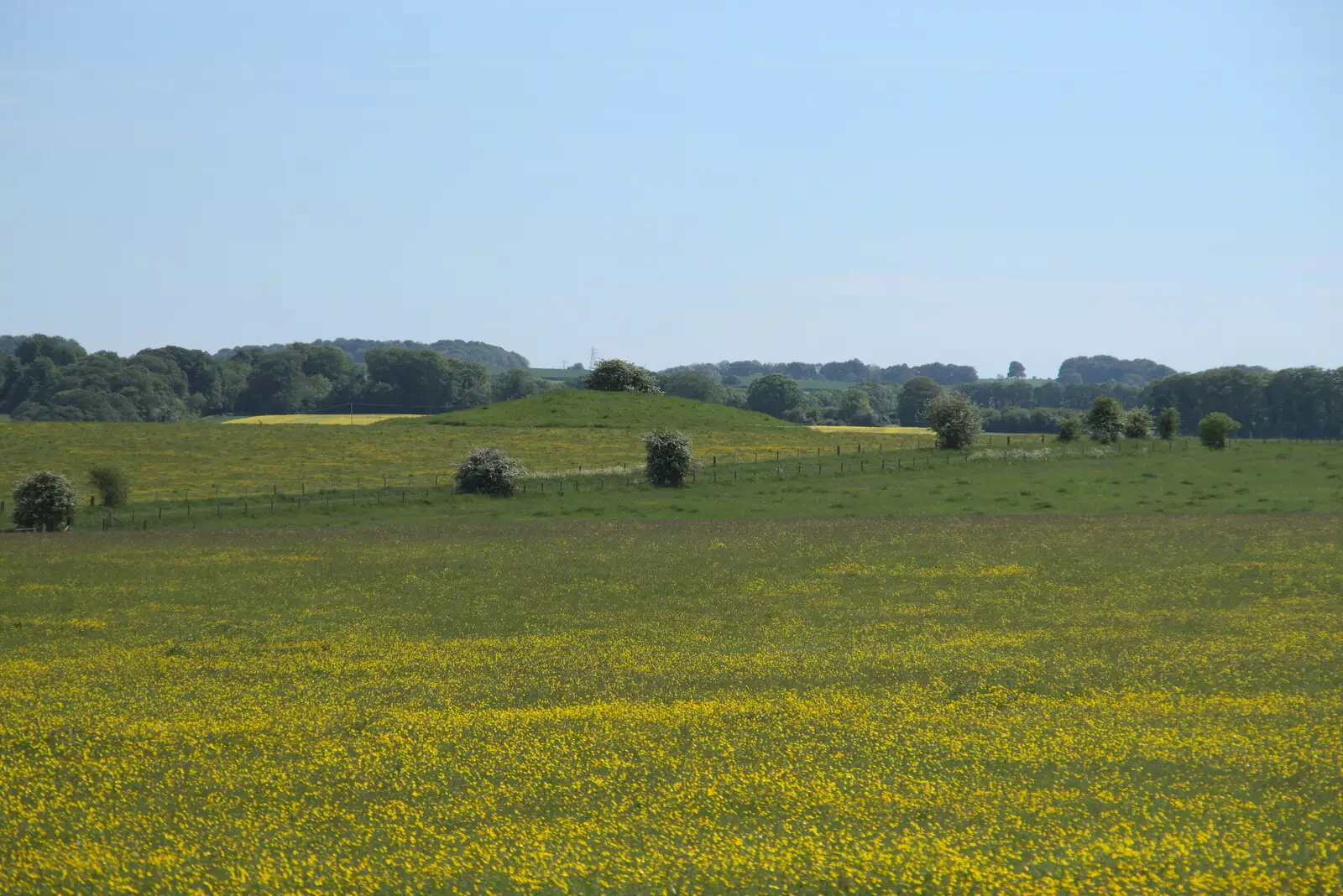 Another tumulus near Stonehenge, from A Trip to Grandma J's, Spreyton, Devon - 2nd June 2021