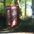 A K6 phonebox defibillator near Throwleigh, A Trip to Grandma J's, Spreyton, Devon - 2nd June 2021