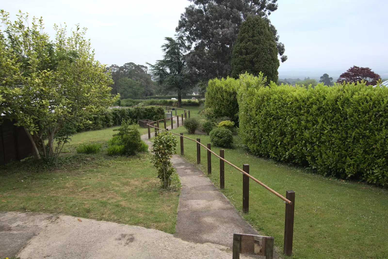 The gardens of Mother's care home, from A Trip to Grandma J's, Spreyton, Devon - 2nd June 2021